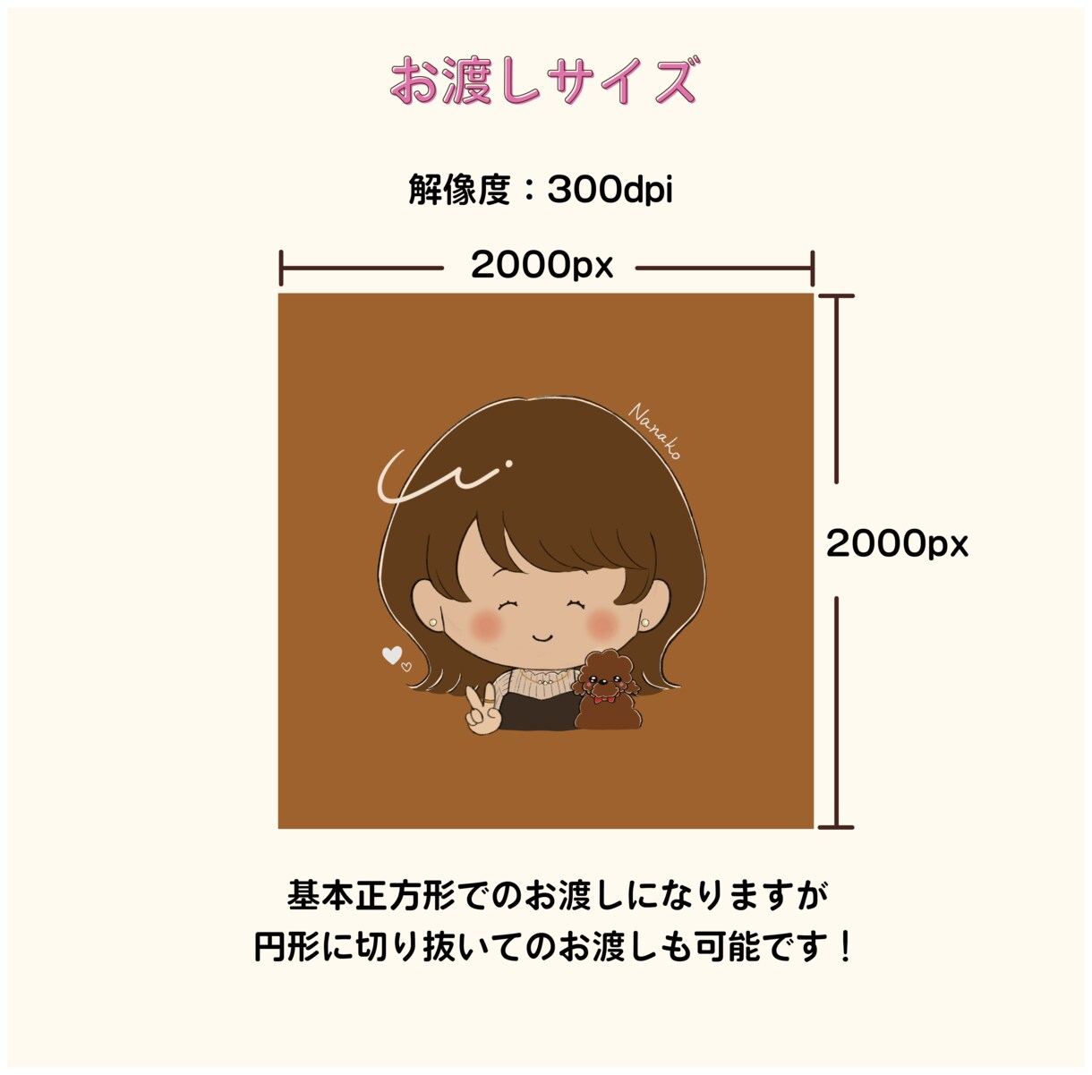 即日対応可！あなただけのゆるかわアイコン描きます SNSやブログに使用できるようなイラストです！ イメージ5