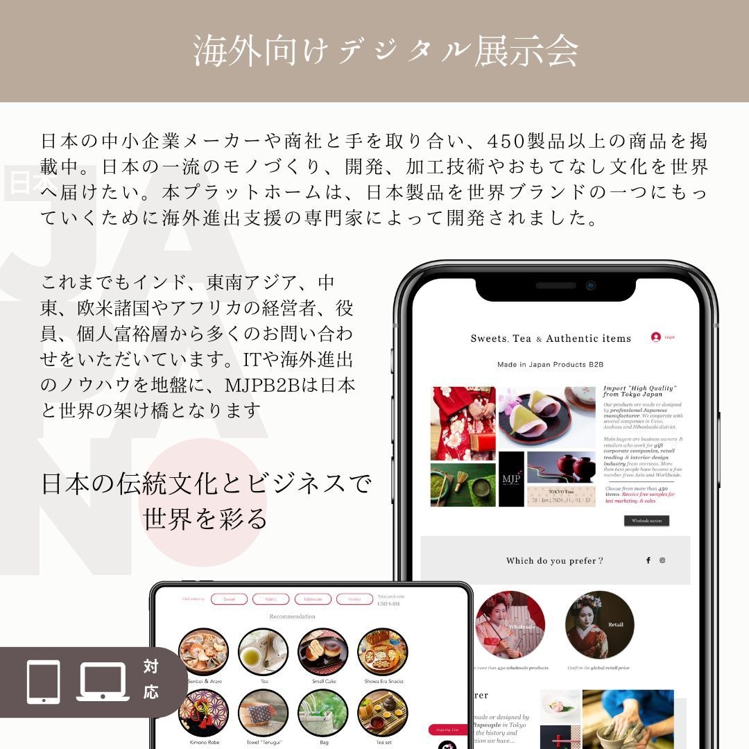 専門家が海外向けデジタル展示会を提供します -海外進出の相談室と事前相談窓口… イメージ4