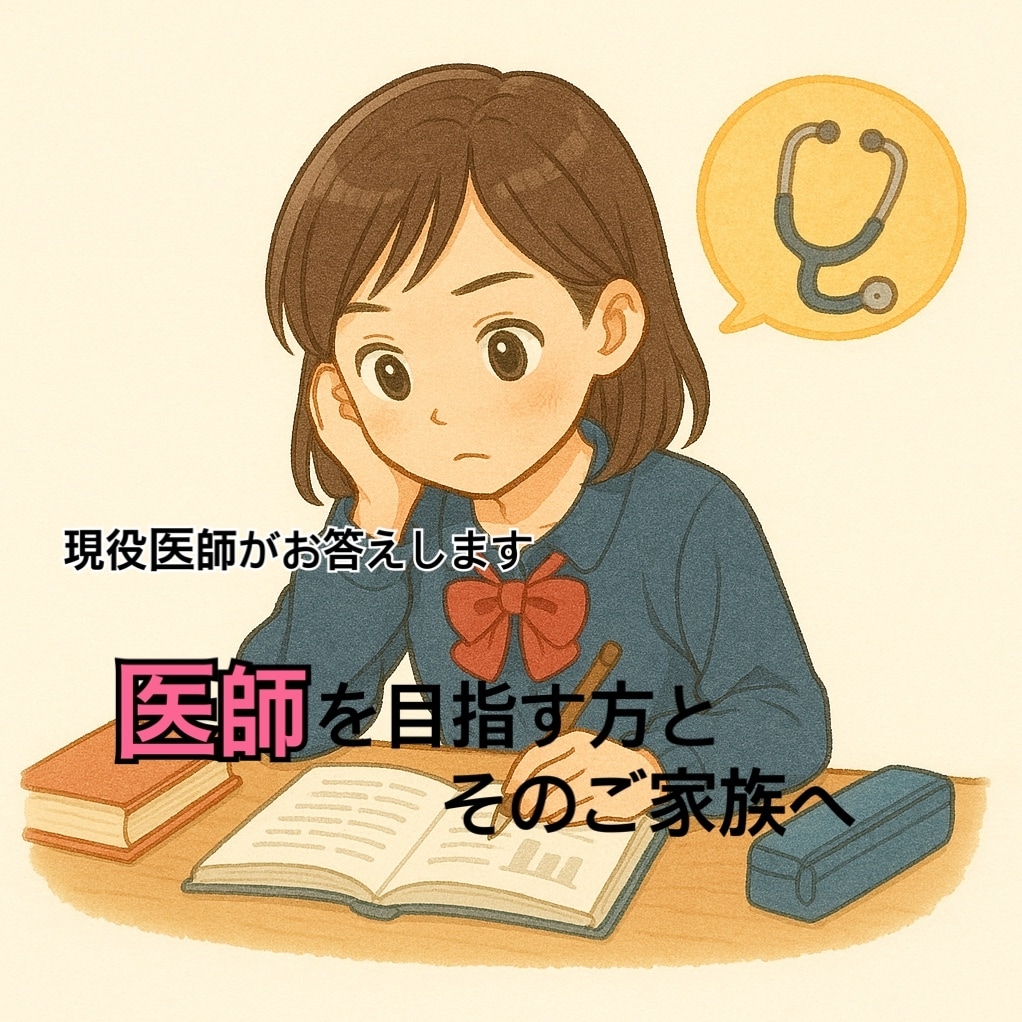 医師を目指している方とご家族のご相談に乗ります 幼少期から高校時代、入学後、医師国家試験…経験をお話します！ イメージ1