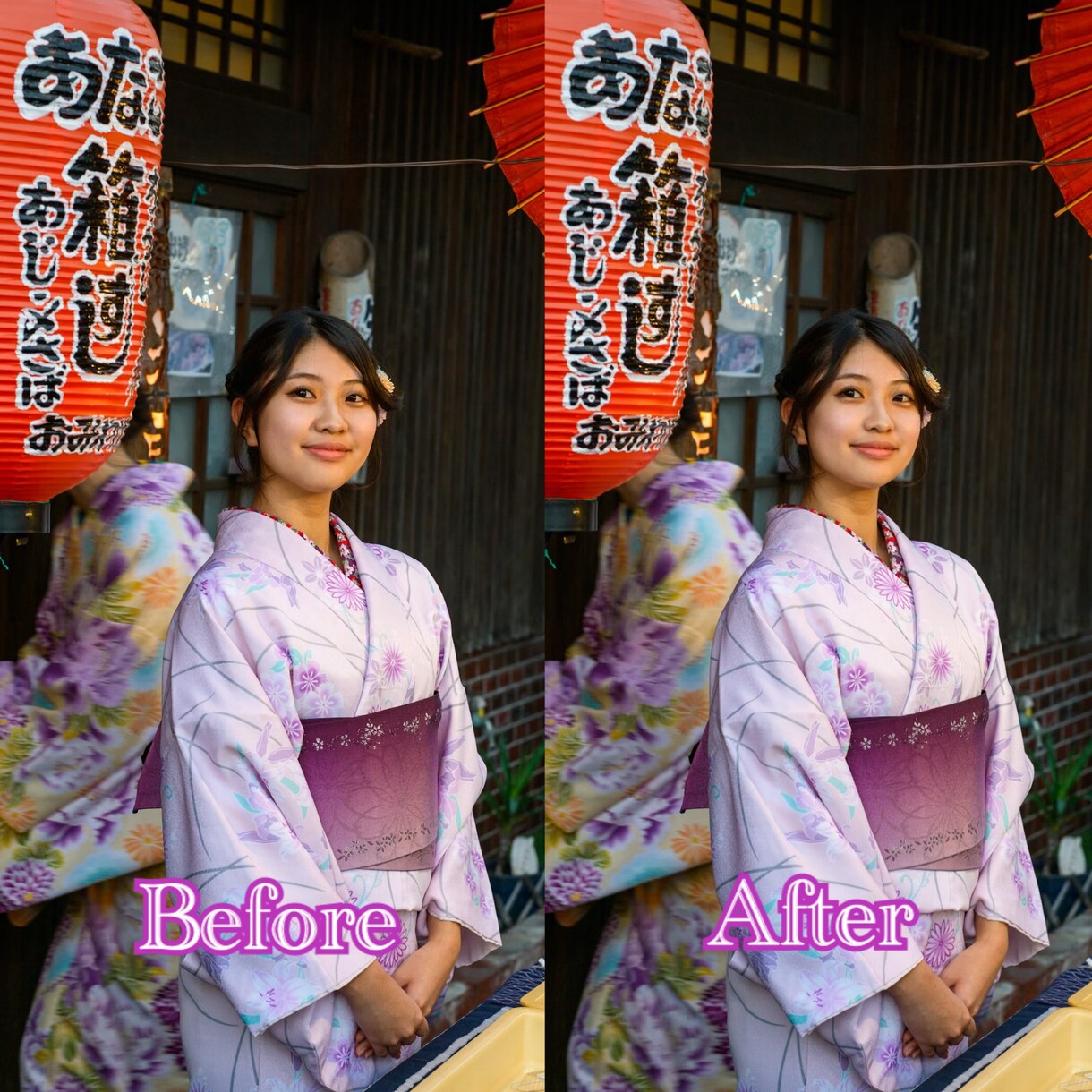 写真をナチュラルに可愛く加工します 盛りすぎず自然に仕上げたい方に! イメージ1