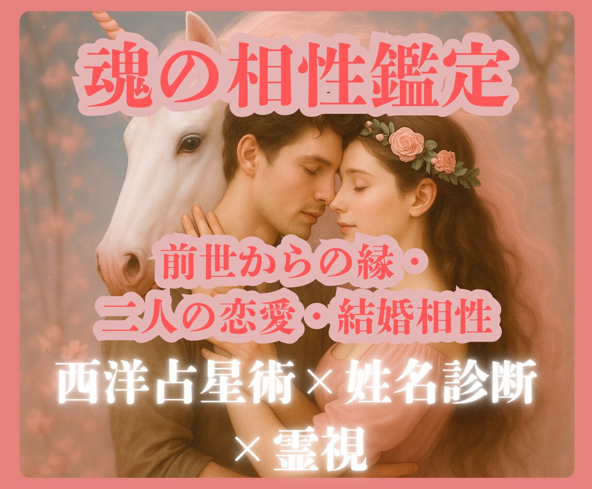 魂の相性鑑定：彼との前世からの縁まで深堀ります | 西洋占星術×姓名診断×霊視により深くリーディングします イメージ1