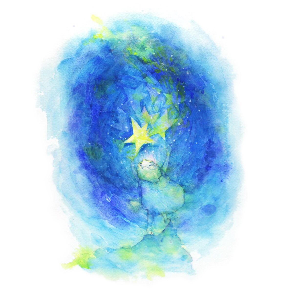 あなただけのオリジナルイラストをお届けします 顔彩を使用した、優しいタッチの手描きの作品となります。 イメージ7