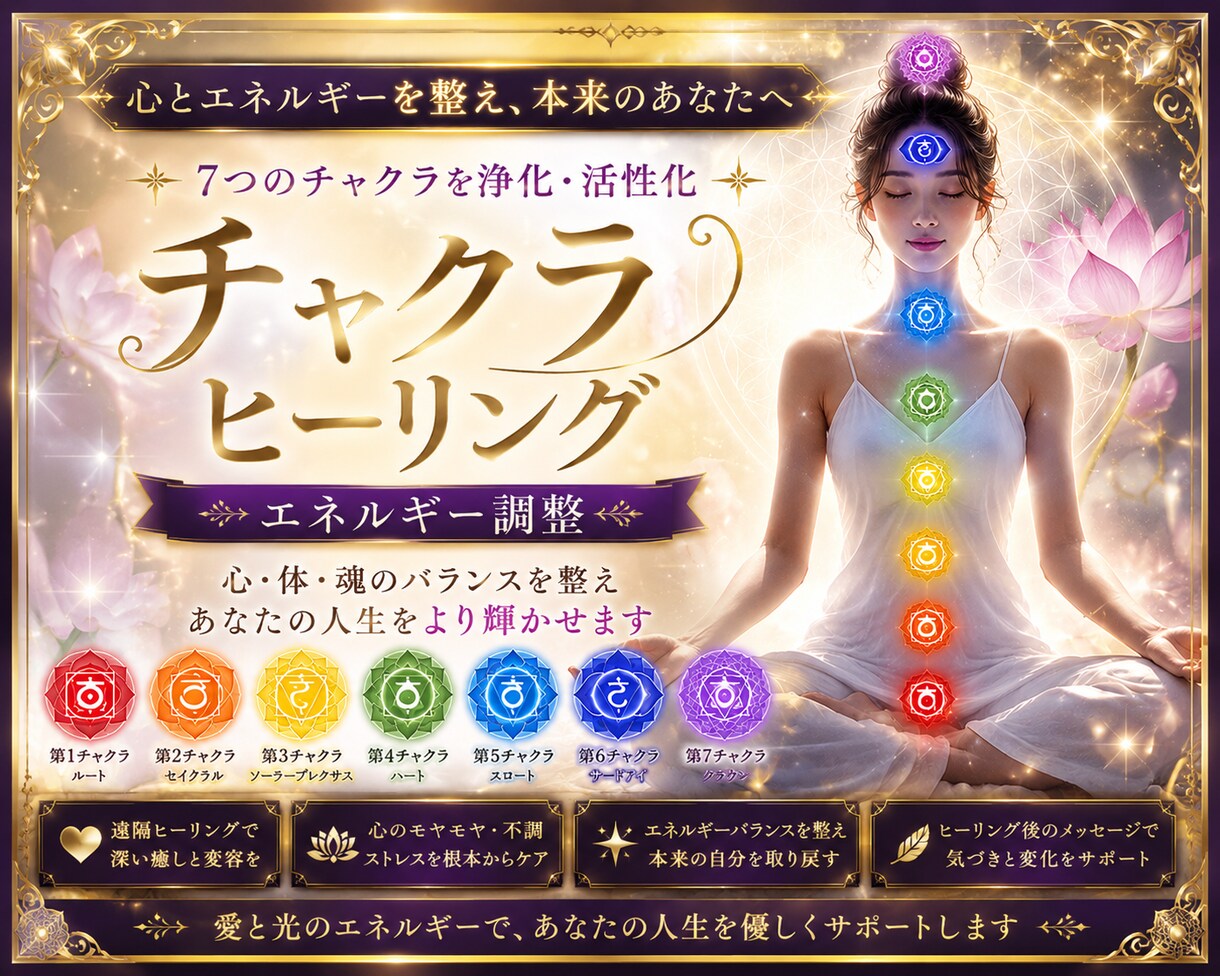 チャクラクリーニングをしてます ペンデュラムを使ってチャクラをチェックしてからクリーニング イメージ1