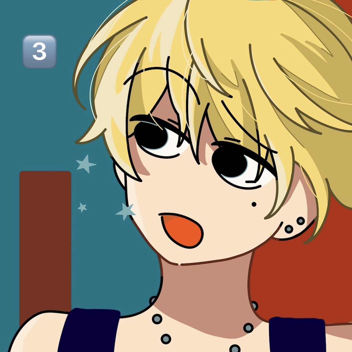 表情があるポップなアイコン描きます 様々な表情のSNSで目を引くポップなアイコン描きます イメージ4