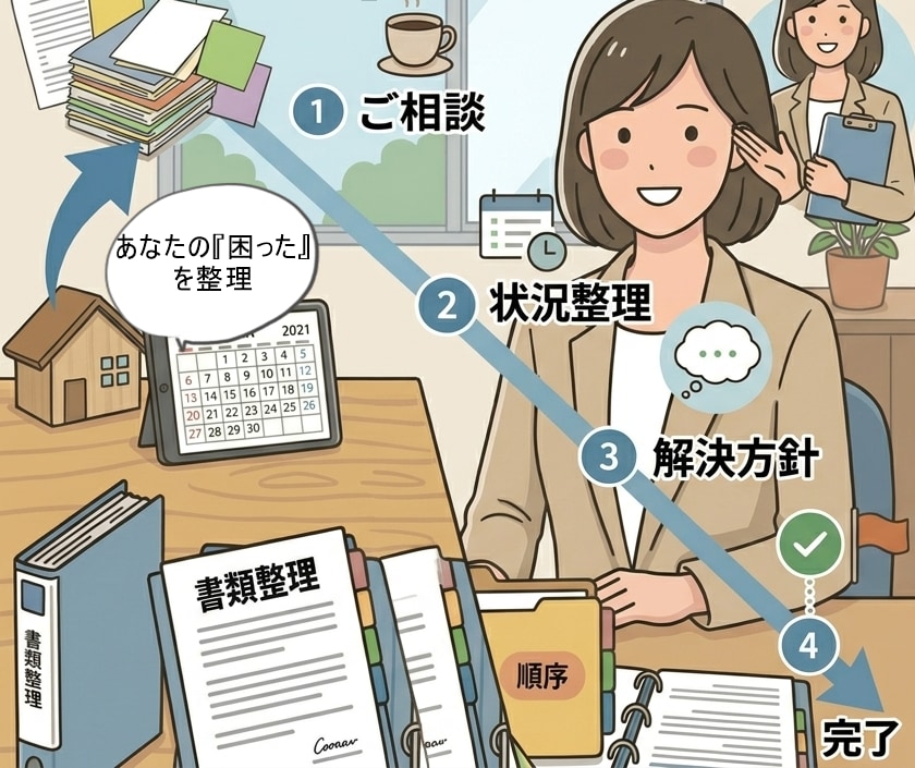 行政、裁判所、消費者センター向けの文書を手伝います 何から話せばいいか分からない方へ、論点と文書を整理します イメージ1