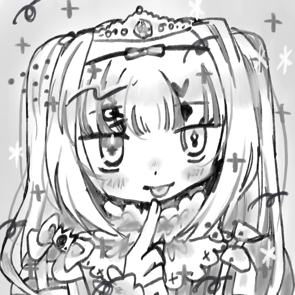 ゆめかわなイラストアイコンを描きます ふわふわな絵柄の可愛いアイコンを描きます！ イメージ8
