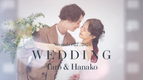 オシャレなフィルム調のプロフィール動画制作します 【結婚式プロフィールムービー】DVD納品も対応♪ イメージ3