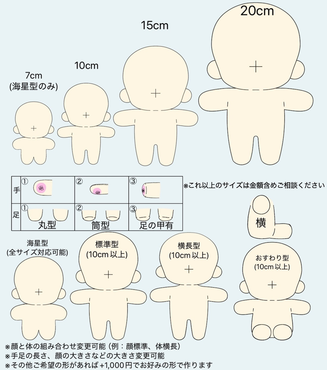 オリキャラ、推しぬいつくります 可愛い我が子や大好きな推しと一緒に出かけたいをお手伝いします イメージ2