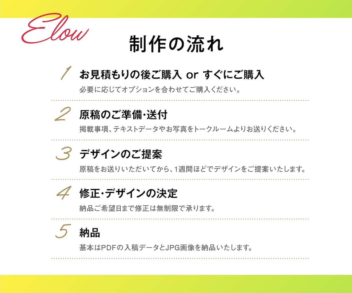 先着7名様限定！特別価格でプロがチラシをつくります 品質、やりとり、納品。安心安定のサービスを心がけています イメージ3