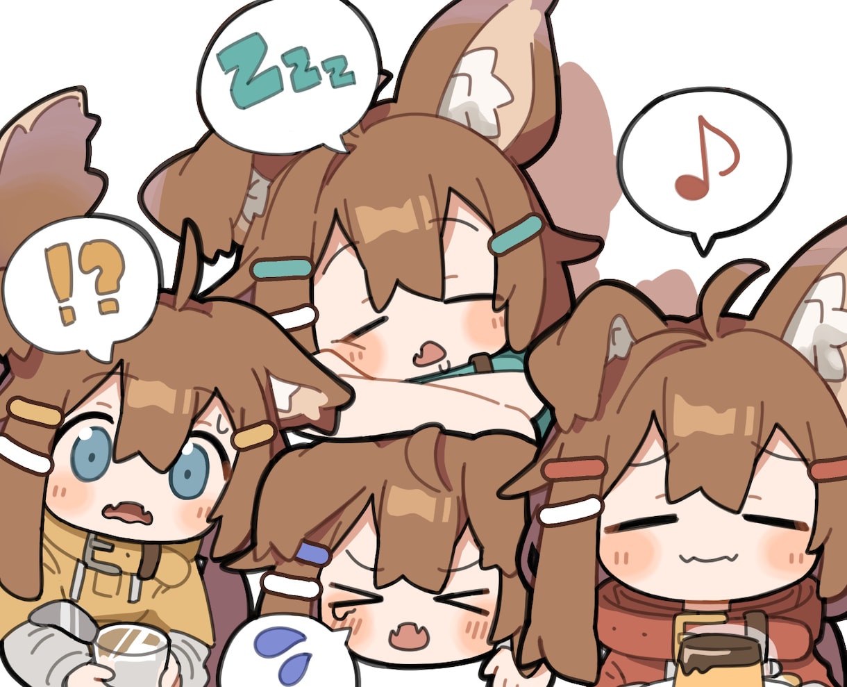 格安で可愛いイラスト全般描きます アイコン、ヘッダー、立ち絵などのイラストを格安で描きます！ イメージ6
