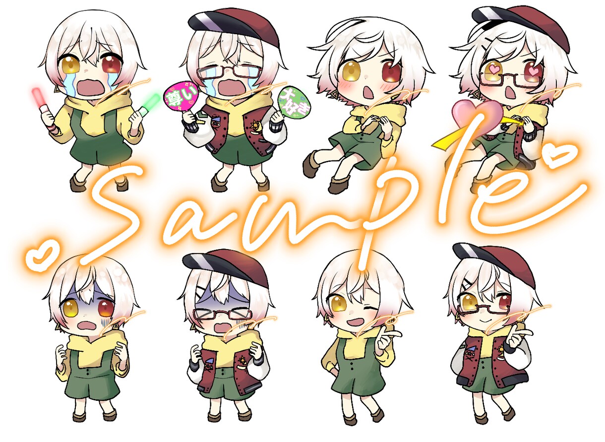 LINEスタンプ用イラストを制作します オリジナルラインスタンプ用イラスト制作を承ります！ イメージ3