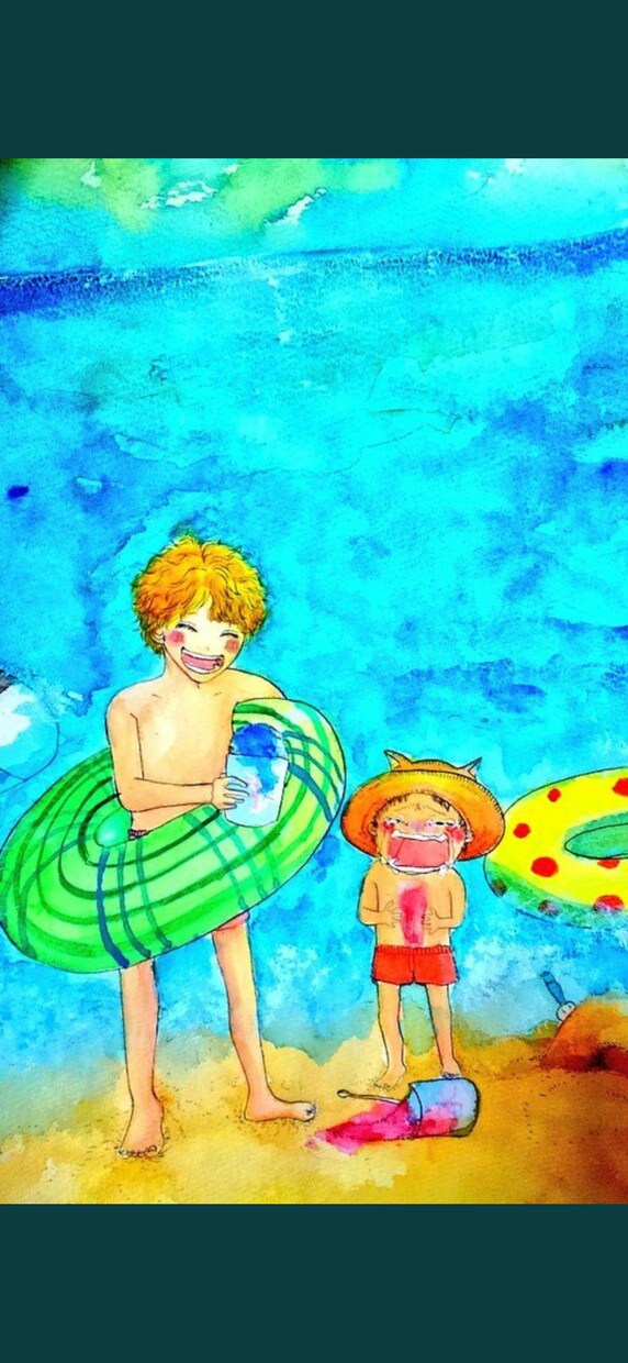 美少女、人物を主に得意としています 瞳の力とアナログの迫力、この世に1枚しかない作品を。 イメージ1