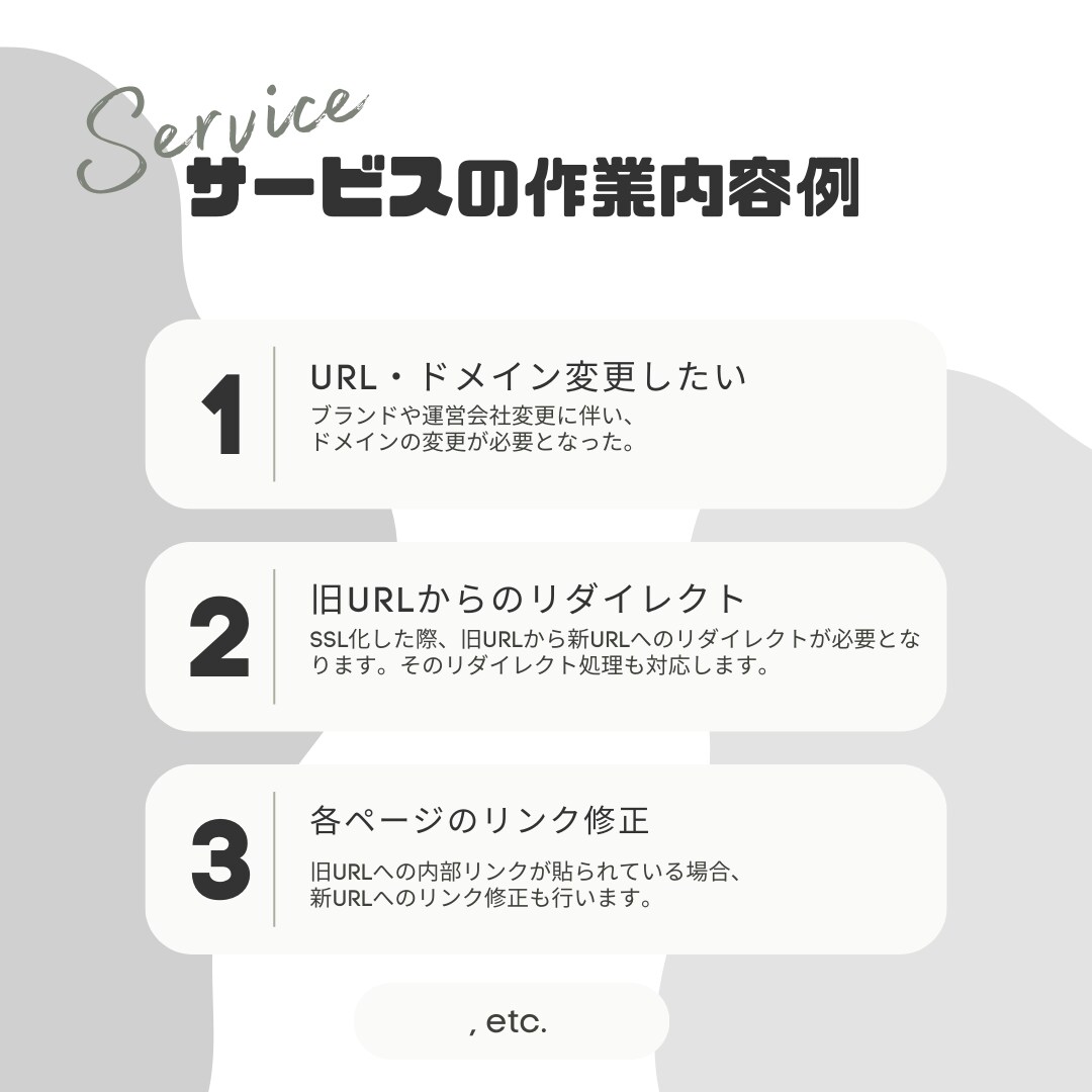 WordPressのドメイン/URL変更します \お手軽価格/サイトのドメイン・URL変更はお任せください! イメージ4