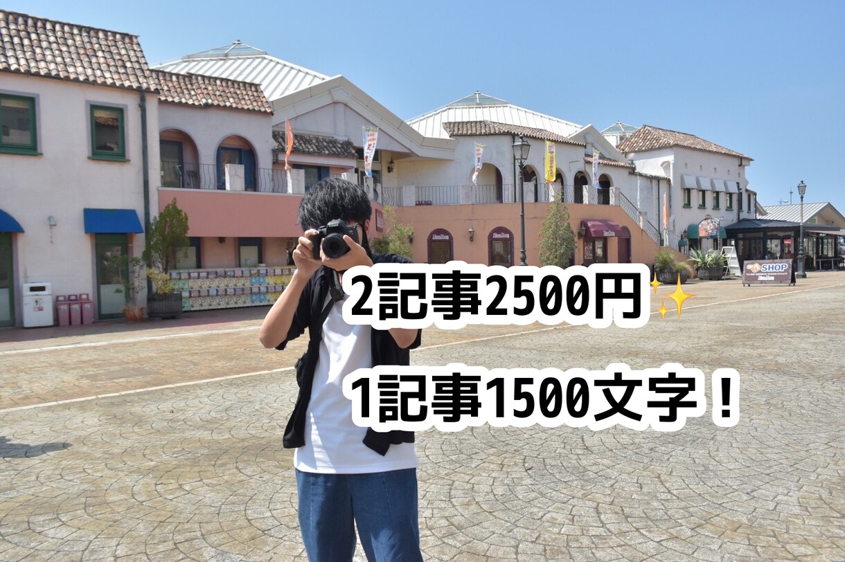 ブログ記事作成！2記事2500円で執筆します 2記事合わせて3000文字をハイクオリティでお届け致します。 イメージ1