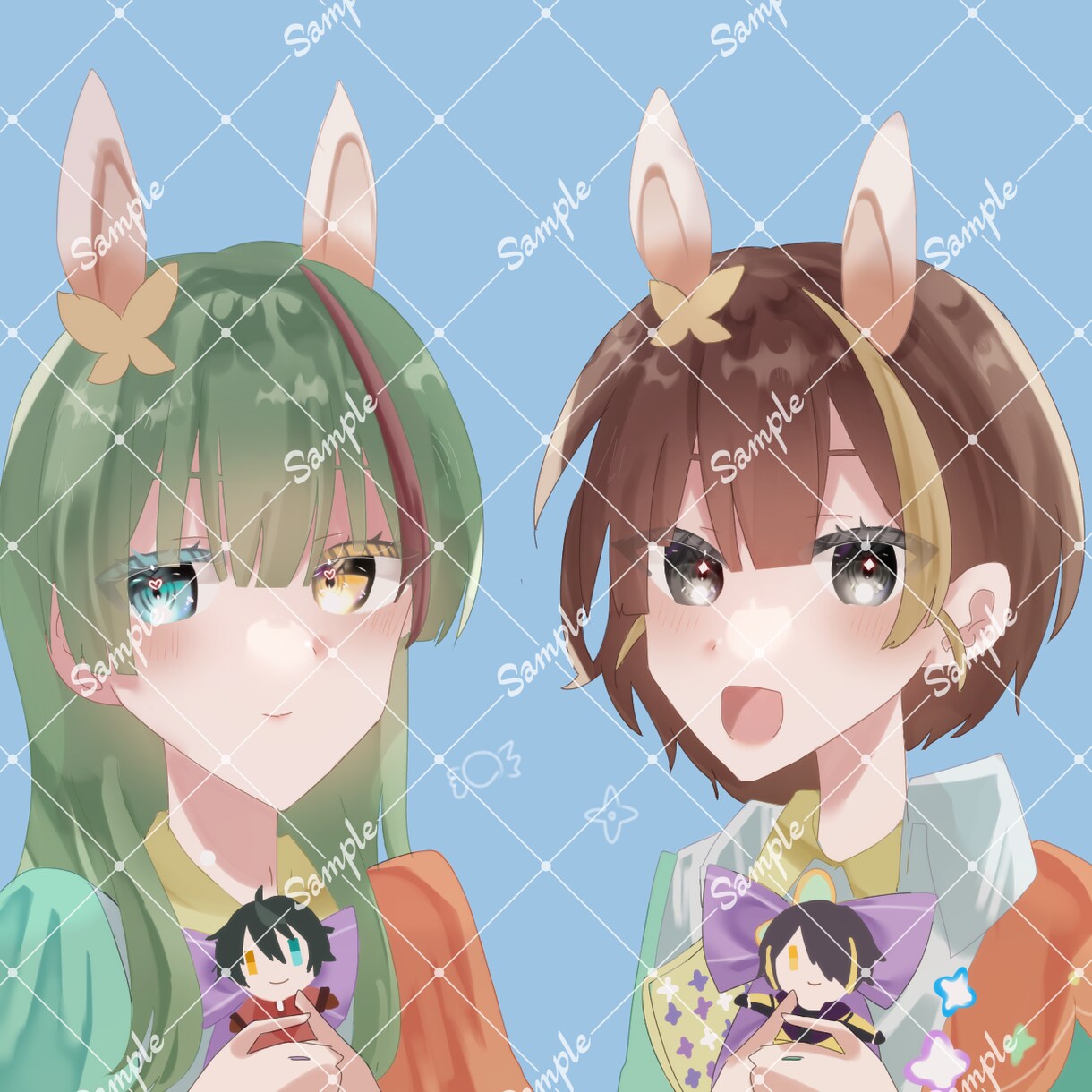 アイコン・夢絵・その他色々描きます キラキラした塗り方、厚塗り、なんでも対応可能です！ イメージ5