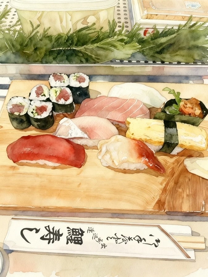 お腹が空く、温かみある食べ物イラスト描き上げます 透明彩色の繊細なタッチ。メニュー表やSNSに最適です！ イメージ5