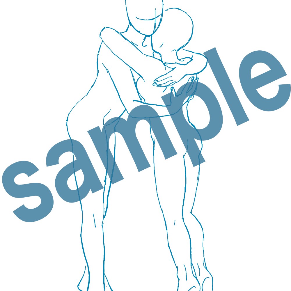 自然なポーズのご提案いたします 人物イラストの違和感を払拭しましょう！ イメージ4