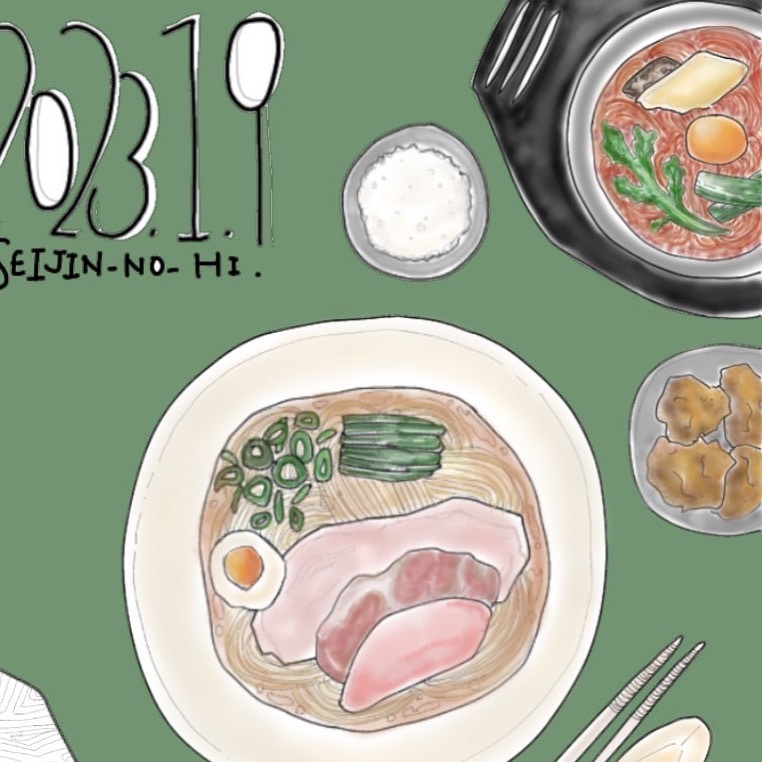 カフェのメニューデザインします 韓国風メニューデザイン、食べ物や料理を手描きで。 イメージ1