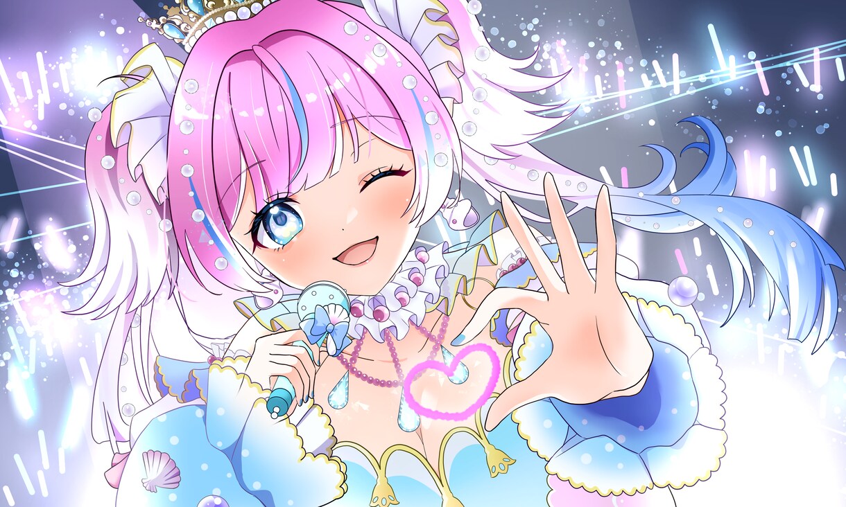 一枚絵を描きます キャラクターを最大級に魅力的に！そんな一枚絵を！ イメージ2
