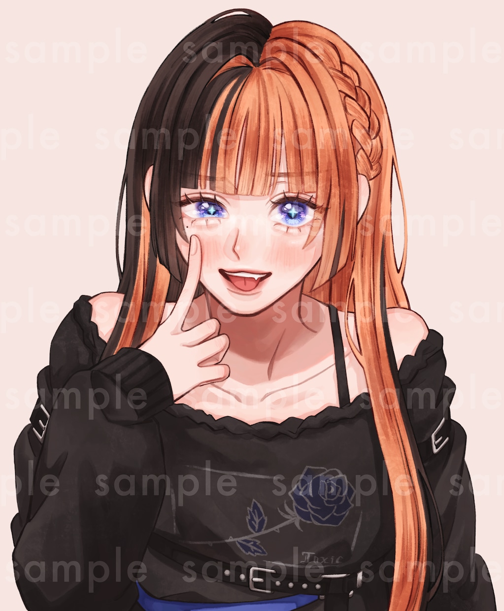 やわらかな厚塗り調の女の子イラストを制作いたします 商用利用料込み｜アイコン・サムネ・MV・配信背景・一枚絵など イメージ6