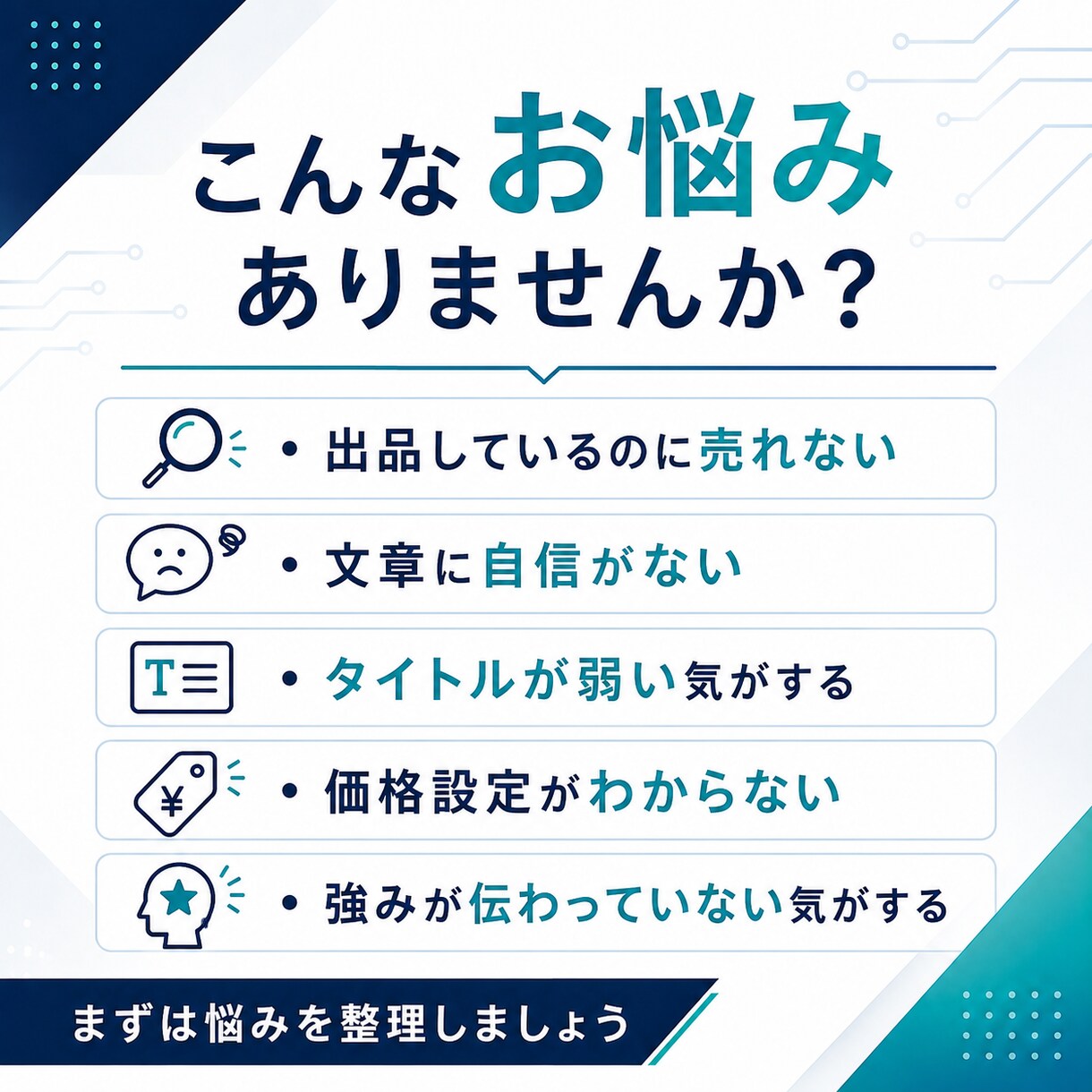 ココナラ出品ページを売れる形に改善します AIと現場目線であなたのサービスが伝わる出品ページに整えます イメージ3