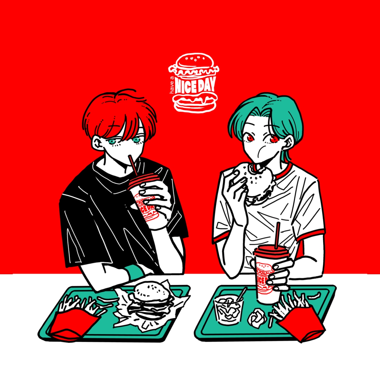 商用利用OK！オリジナルグッズ用イラスト描きます Tシャツ等オリジナルグッズ用イラストお描きします◎ イメージ3
