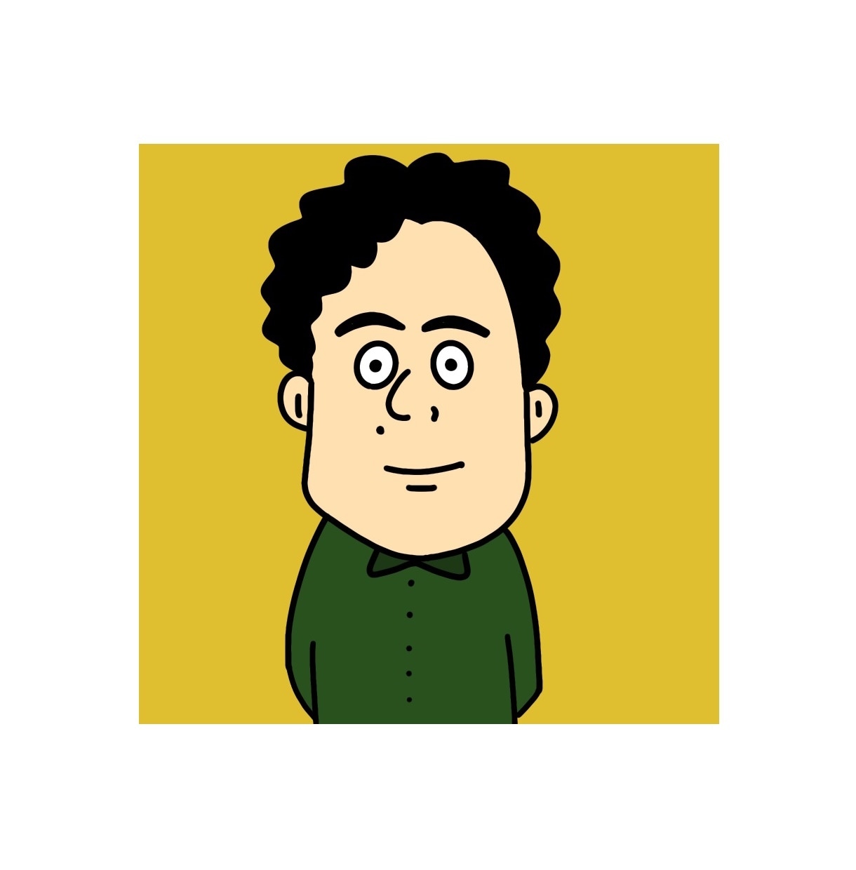 大好評！似顔絵のイラストをポップに可愛いく描きます SNSや名刺に！一度見たら忘れない。なんか分かる似顔絵です。 イメージ3
