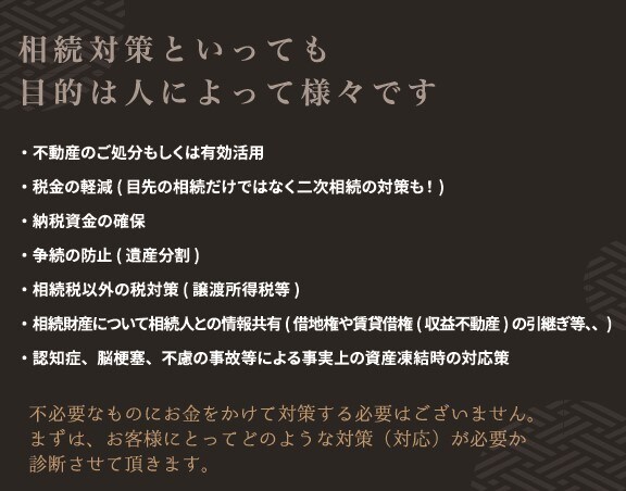 不動産の相続についてのお悩み承ります 具体的なお悩みはもちろん、漠然と悩まれている方にも必見です！ イメージ3