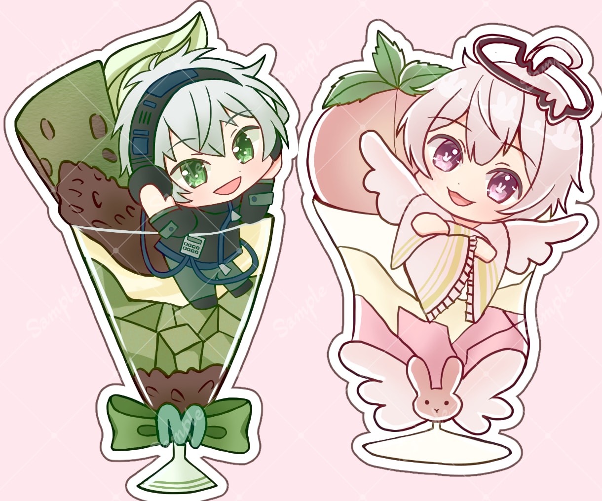最高にかわいいSDミニキャラ立ち絵お描きします 商用利用料込み5000円～！！とびきり可愛いSDかきます！ イメージ8