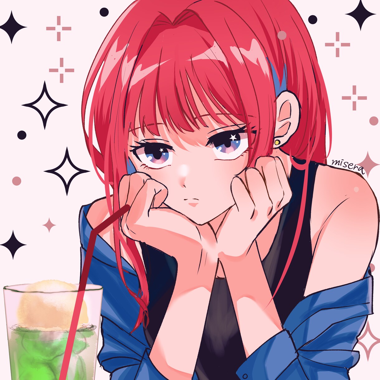 アイコンやご希望に沿ったイラストを描きます とびっきりカワイイキラキラの女の子描きます！ イメージ10