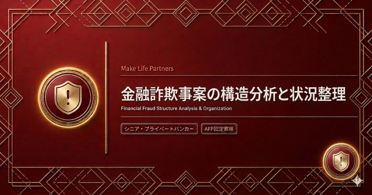 金融詐欺事案に関する構造分析と状況整理をします 金融詐欺事案の構造分析と客観的整理 イメージ1