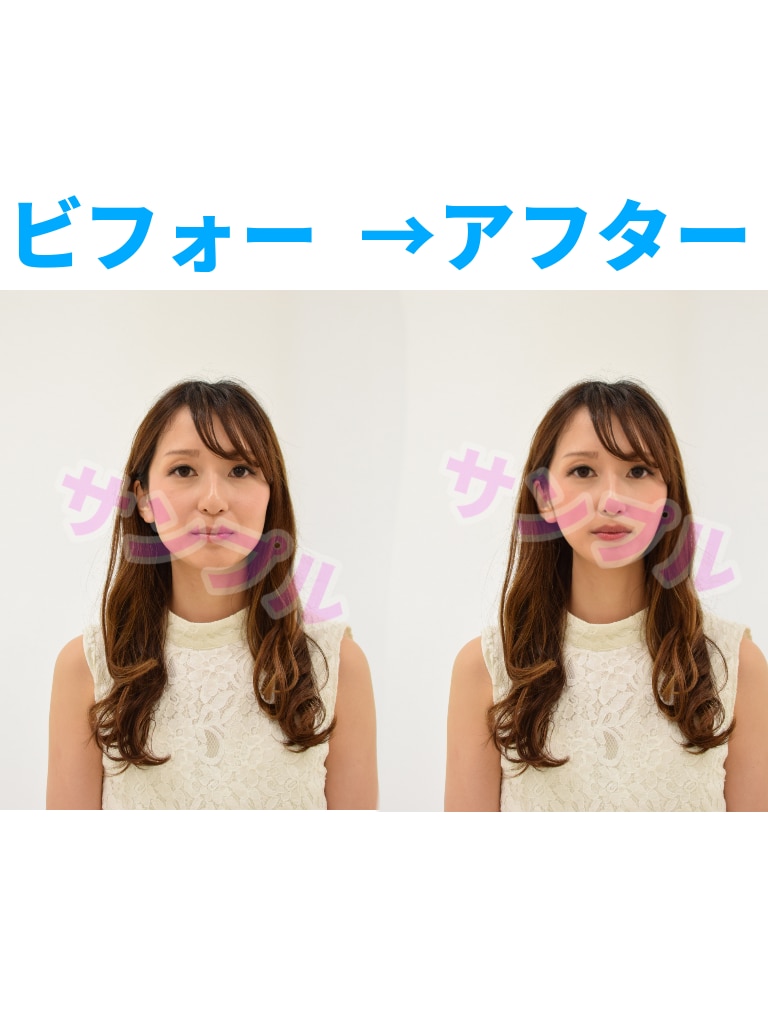 お顔や体型などの修正、料理など各種修正承ります SNSなどのトップ画像、サムネ画像やインスタ等に水商売にも イメージ2