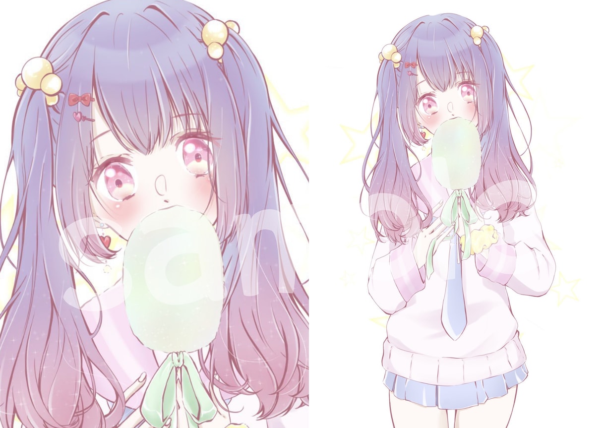 お客様さまだけの魅力的なイラストをご提供します 美男・美女・可愛くてふわふわ♡そんなイラストいかがですか？ イメージ6