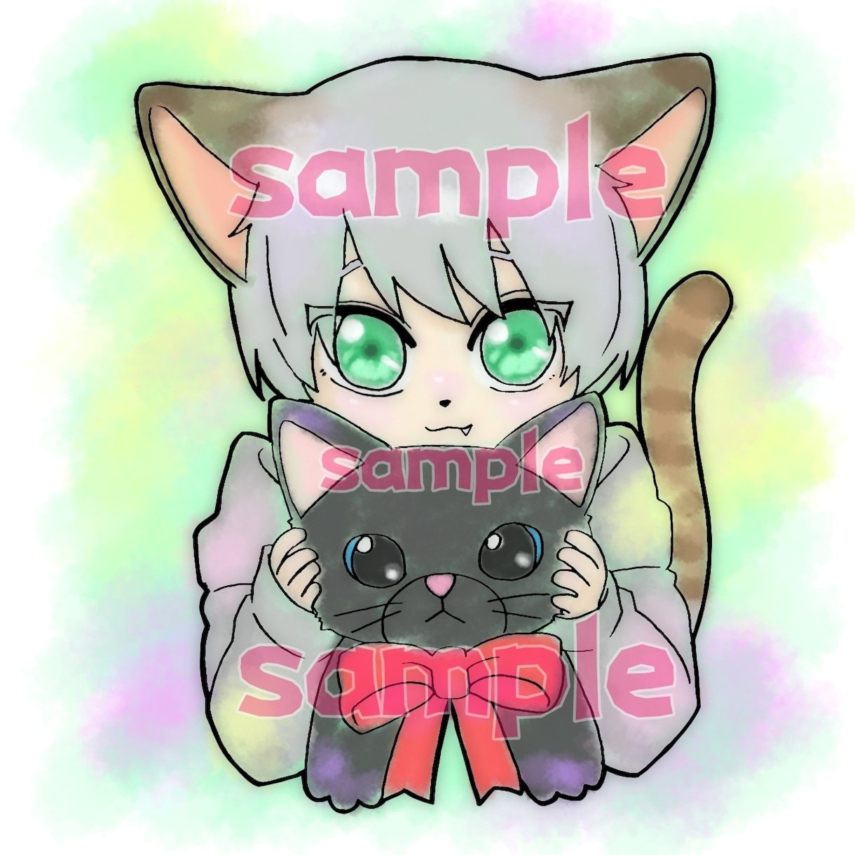 SNSアイコン描きます デフォルメイラスト出来るだけご希望の絵柄でお描きします イメージ4