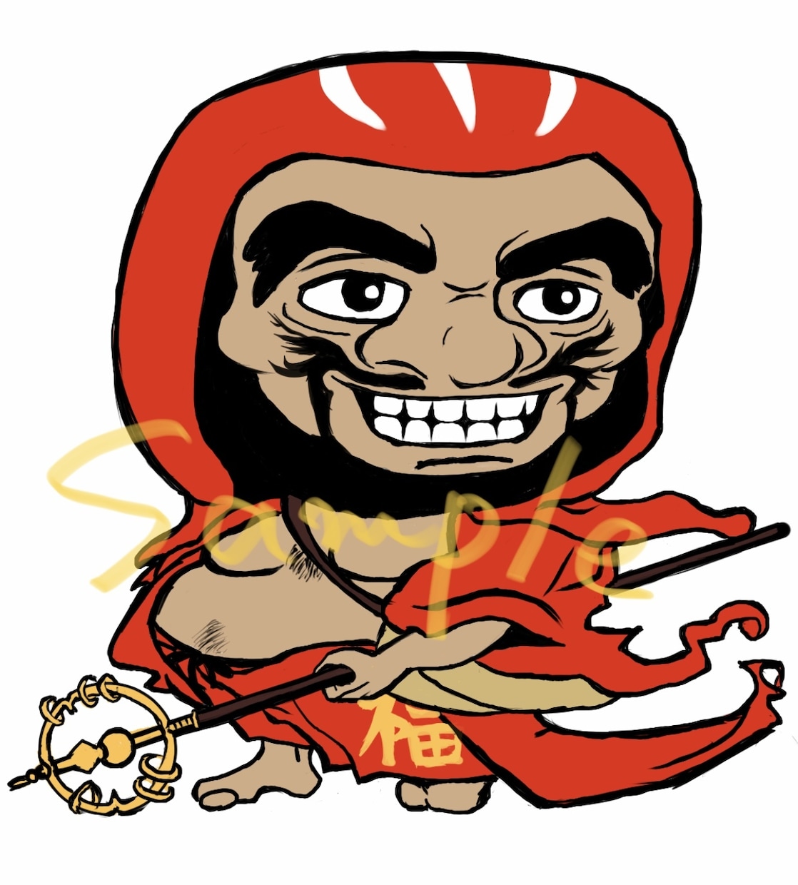 SNS用のプロフィール画像描きます インパクト重視のイラストで自分デザイン しませんか？ イメージ7
