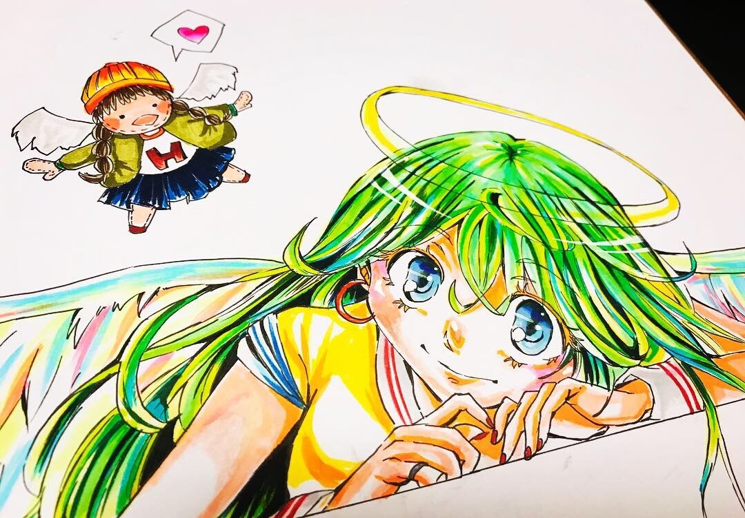 色紙で！素敵なアナログイラスト作成します あなたのご要望に寄り添います！(可愛い・綺麗 etc… イメージ2