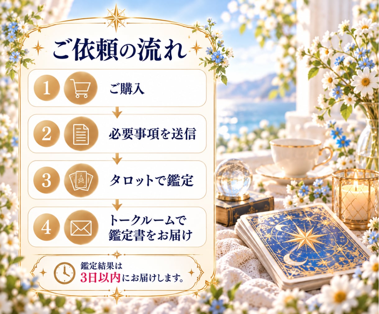 恋愛・婚外｜選択に迷うあなたの本音を読み解きます 詳細説明不要｜自分の気持ちと向き合うための鑑定をお届けします イメージ9