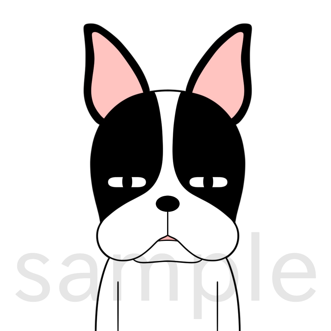 個性抜群！死んだ目をした動物のイラスト描きます かわいいだけじゃない、シュールな動物イラストをお届け イメージ4