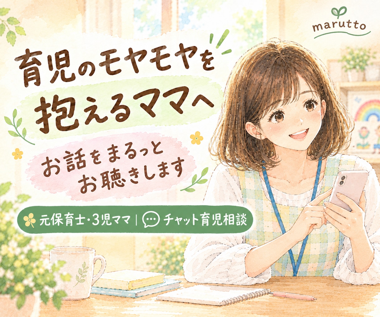 子育ての悩みを抱えるママのお話を文章でお聴きします イヤイヤ期/発達/不登校/思春期/ママ友/元保育士3児ママ イメージ1