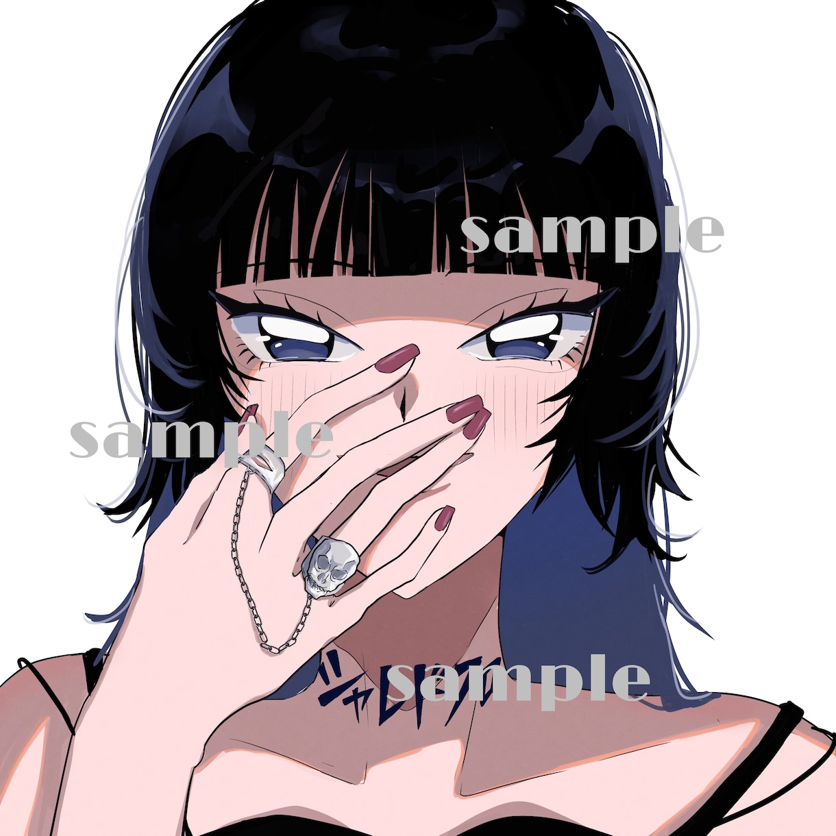 個性派かわいい女の子描きます SNSのアイコンや、投稿、グッズなど個性を出すお手伝い！ イメージ4