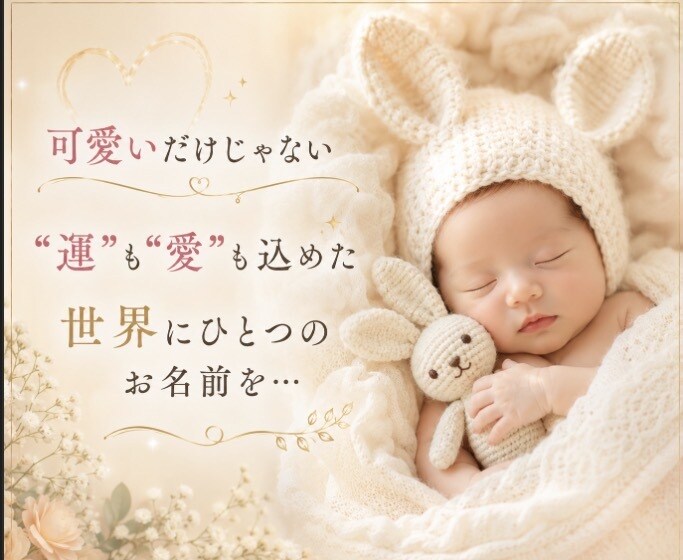 新しい生命に素敵なお名前授けます ✤ご両親様のご希望に沿った形でお名前をご提案させて頂きます✤ イメージ5