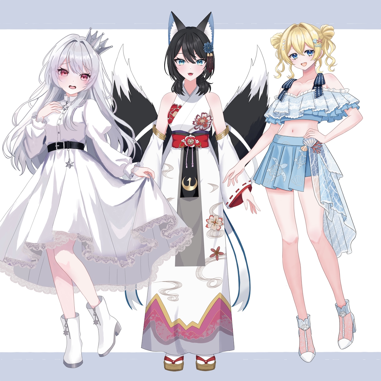 可愛いからかっこいいまで！立ち絵制作します あなただけのオリジナル立ち絵！ イメージ2
