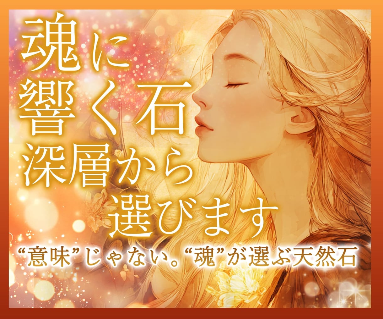 魂の解析☘️潜在意識と魂から、真の天然石を導きます 節目ごとに心を整え、今の魂に共鳴する天然石であなたの軸を調律 イメージ1