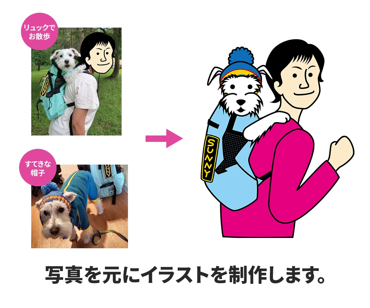 写真を元に動物のイラストを制作します ペットから野生動物まで、ご提供写真を元にイラスト化します。 イメージ2