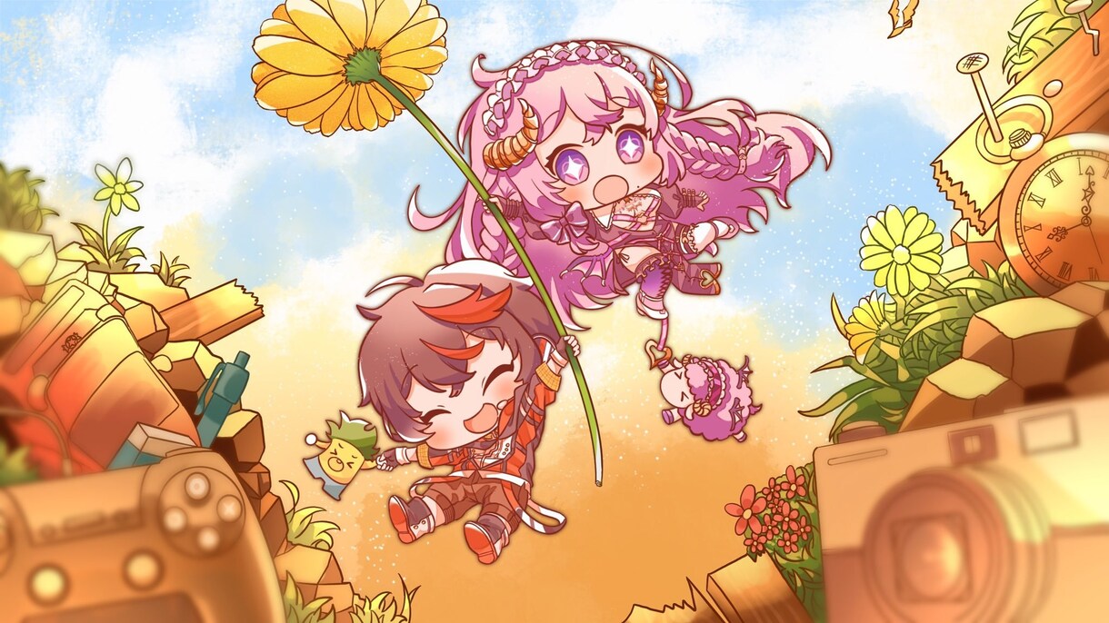 最強に可愛い愛されるデフォルメ描きます 可愛いいサムネやアイコンイラストを描いて欲しい方にオススメ！ イメージ3