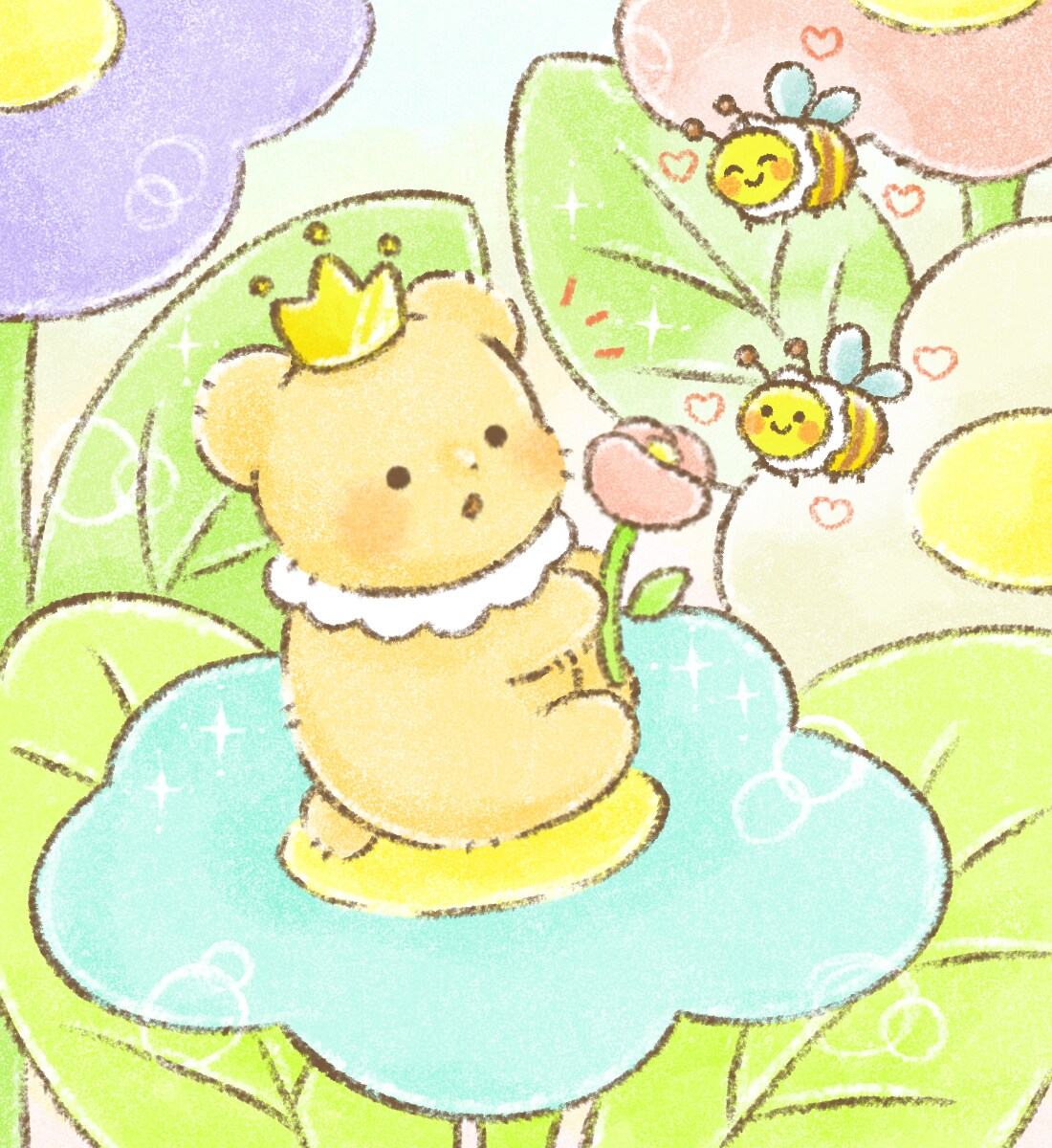 絵本や小説の挿し絵お描きします 商用◎あたたかさ感じる優しいタッチで物語を彩ります。 イメージ4