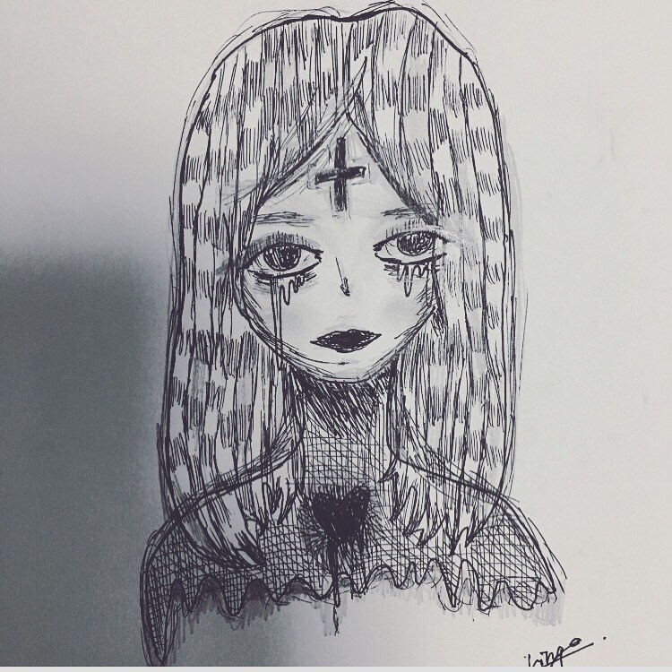 似顔絵ペン画で描きます ペン画なので細かく繊細なタッチ陰影のある立体的な似顔絵 イメージ2