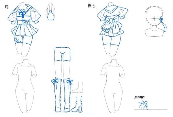 衣装デザインを作ります あなたの創作活動をお手伝いします イメージ2
