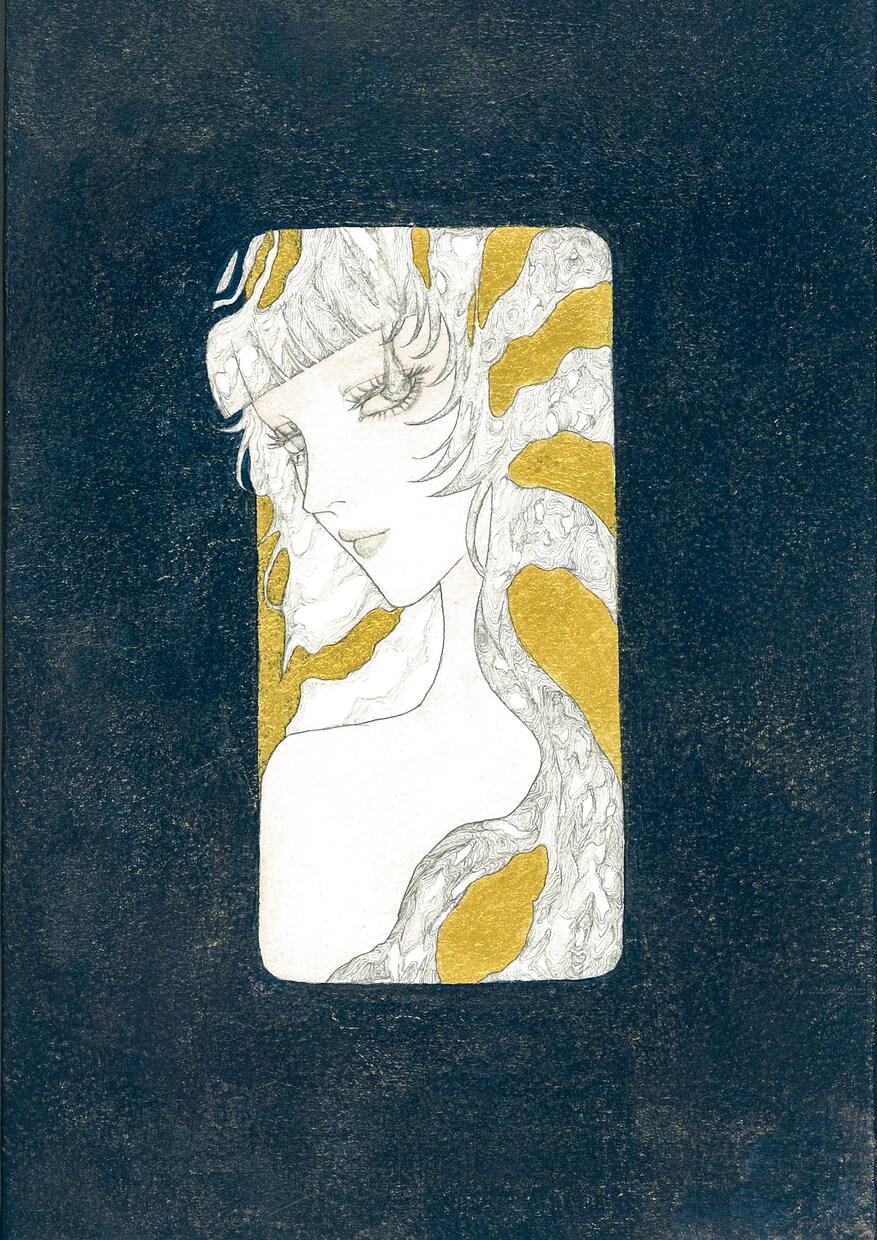 美しい人物画×模様を描きます 美しい人物画で他には無い1品を イメージ3