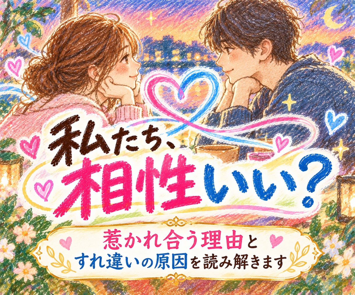 惹かれ合う理由は？二人の恋愛相性を深く視ます 価値観・すれ違い・愛し方から二人の相性を読み解きます イメージ1